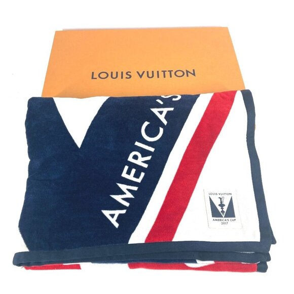 LOUIS VUITTON M70500 Bath towel Interior Throw Louis Vuitton Cup LVCUP towel - Picture 6 of 12